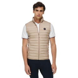 Gewatteerde mouwloze jas Tommy Hilfiger Equestrian Montero heren Beige