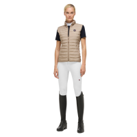 Dames gewatteerde mouwloze bodywarmer Tommy Hilfiger Equestrian Serano Beige