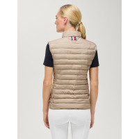 Dames gewatteerde mouwloze bodywarmer Tommy Hilfiger Equestrian Serano Beige