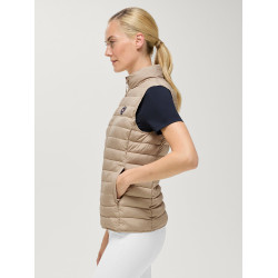 Dames gewatteerde mouwloze bodywarmer Tommy Hilfiger Equestrian Serano Beige