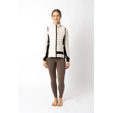 Ultra-lichte mouwloze paardrijbodywarmer B Vertigo Sia dames Grijs moonbeam Ultra-lichte mouwloze paardrijbodywarmer B Vertigo Sia dames Grijs moonbeam