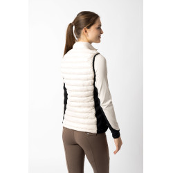 Ultra-lichte mouwloze paardrijbodywarmer B Vertigo Sia dames Grijs moonbeam Ultra-lichte mouwloze paardrijbodywarmer B Vertigo Sia dames Grijs moonbeam