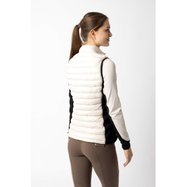 Ultra-lichte mouwloze paardrijbodywarmer B Vertigo Sia dames Grijs moonbeam Ultra-lichte mouwloze paardrijbodywarmer B Vertigo Sia dames Grijs moonbeam