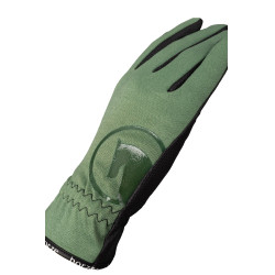 Zomer paardrijhandschoenen Horze Nichelle dames Zeebries Grijs Zomer paardrijhandschoenen Horze Nichelle dames Zeebries Grijs
