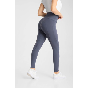 Hoogwaardige legging met volledige siliconen zitvlak Gillian Horze dames Grijs Hoogwaardige legging met volledige siliconen zitvlak Gillian Horze dames Grijs