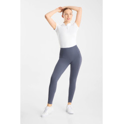 Hoogwaardige legging met volledige siliconen zitvlak Gillian Horze dames Grijs Hoogwaardige legging met volledige siliconen zitvlak Gillian Horze dames Grijs
