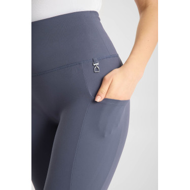 Hoogwaardige legging met volledige siliconen zitvlak Gillian Horze dames Grijs Hoogwaardige legging met volledige siliconen zitvlak Gillian Horze dames Grijs