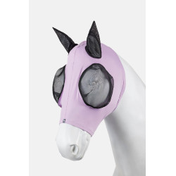 Elastisch vliegenmasker Horze om aan te trekken Lavendelaagje
