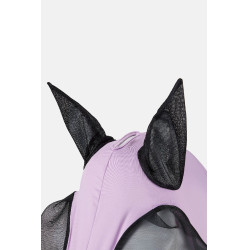 Elastisch vliegenmasker Horze om aan te trekken Lavendelaagje