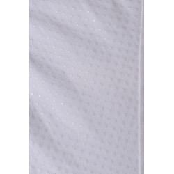 Rijbroek met grip zitvlakken Horze Grand Prix Pro dames Wit / turquoiseblauw