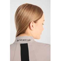 Trainings-T-shirt B Vertigo Joelle korte mouwen dames Onnaspeurbaar Beige