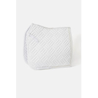 Dressuurdekje Horze Aachen Wit / turquoiseblauw Dressuurdekje Horze Aachen Wit / turquoiseblauw