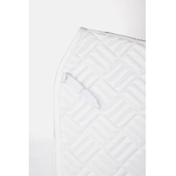 Dressuurdekje Horze Aachen Wit / turquoiseblauw Dressuurdekje Horze Aachen Wit / turquoiseblauw