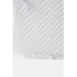 Dressuurdekje Horze Aachen Wit / turquoiseblauw Dressuurdekje Horze Aachen Wit / turquoiseblauw