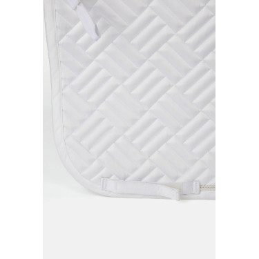 Dressuurdekje Horze Aachen Wit / turquoiseblauw Dressuurdekje Horze Aachen Wit / turquoiseblauw