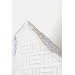 Dressuurdekje Horze Aachen Wit / turquoiseblauw Dressuurdekje Horze Aachen Wit / turquoiseblauw