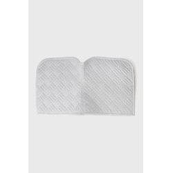 Dressuurdekje Horze Aachen Wit / turquoiseblauw Dressuurdekje Horze Aachen Wit / turquoiseblauw