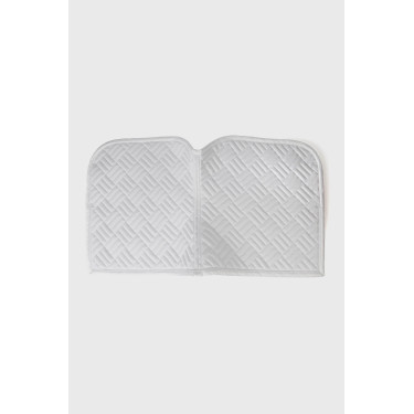 Dressuurdekje Horze Aachen Wit / turquoiseblauw Dressuurdekje Horze Aachen Wit / turquoiseblauw