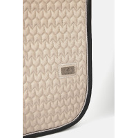 B Vertigo Velvet fluwelen zadeldek Onnaspeurbaar Beige