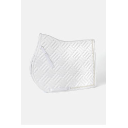 Horze Aachen veelzijdig zadeldek Wit / turquoiseblauw