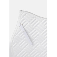 Horze Aachen veelzijdig zadeldek Wit / turquoiseblauw Horze Aachen veelzijdig zadeldek Wit / turquoiseblauw