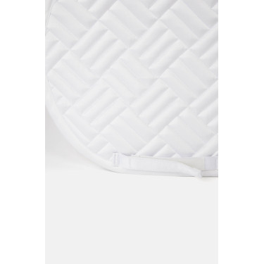 Horze Aachen veelzijdig zadeldek Wit / turquoiseblauw