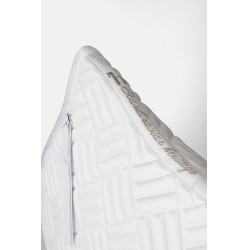 Horze Aachen veelzijdig zadeldek Wit / turquoiseblauw