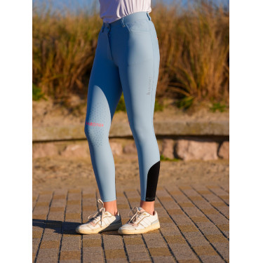 Le Sabotier Athina damesrijbroek Gletsjerblauw