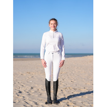 Le Sabotier Athina damesrijbroek Wit