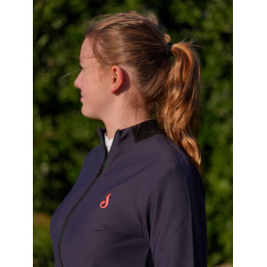 Technische sweater Le Sabotier Lucette dames Inkt Zwart