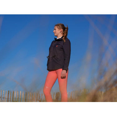 Waterafstotende technische parka Le Sabotier Huguette dames Inkt Zwart