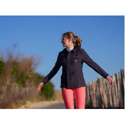 Waterafstotende technische parka Le Sabotier Huguette dames Inkt Zwart