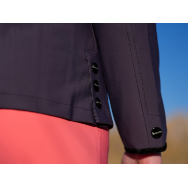 Waterafstotende technische parka Le Sabotier Huguette dames Inkt Zwart