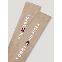 Tommy Hilfiger Equestrian Riga sokken Beige