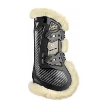 Veredus Carbon Gel Absolute schapenvacht peesbeschermers Zwart