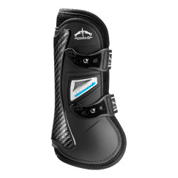 Veredus Carbon Gel Vento peesbeschermers Zwart Veredus Carbon Gel Vento peesbeschermers Zwart