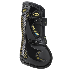 Veredus Kevlar Gel Vento peesbeschermers Zwart