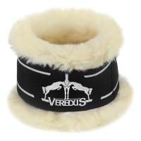 Veredus Pro Wrap beschermers met schapenvacht voor het kogelgewricht Zwart