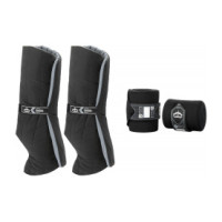 Veredus anatomische onderbanden en rustbandages achterbenen Zwart / zwart