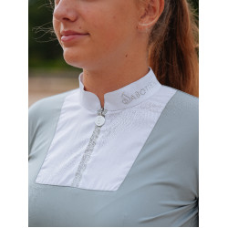 Dames poloshirt met lange mouwen Le Sabotier Ysance Grijs