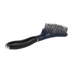 HKM Soft manen- en staartborstel Donkerblauw / zwart