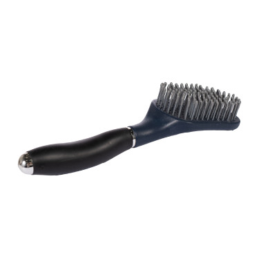 HKM Soft manen- en staartborstel Donkerblauw / zwart