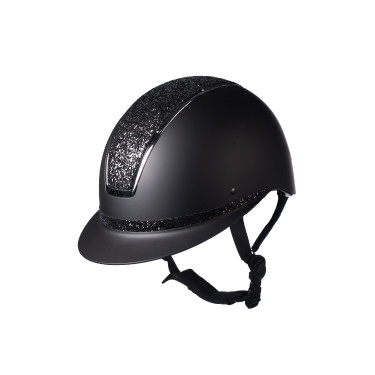 HKM Lady Shield Elegant rijhelm Zwart / zilverkleurig