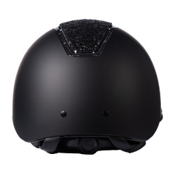 HKM Lady Shield Elegant rijhelm Zwart / zilverkleurig