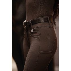 Leren riem Lauria Garrelli Arezzo Donkerbruin