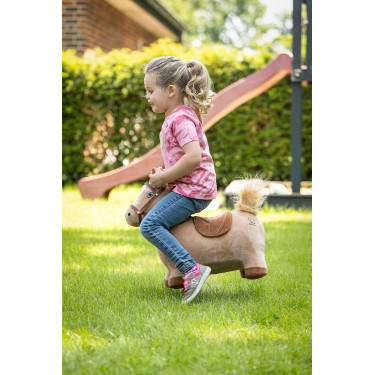 HKM springpaard kind Lichtbruin