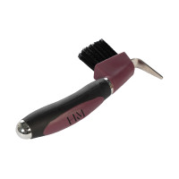 HKM Soft hoevenkrabber Bordeaux / zwart