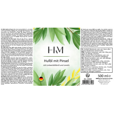 HKM hoefolie in fles tegen uitdroging Wit