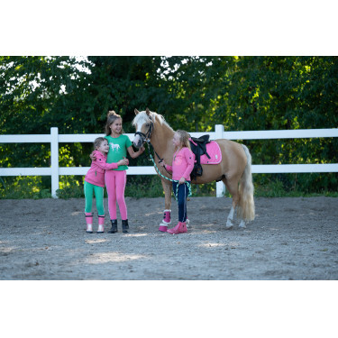 Kinderenlegging HKM Maui met fullseat van siliconen Groen Kinderenlegging HKM Maui met fullseat van siliconen Groen