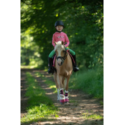 Kinderenlegging HKM Maui met fullseat van siliconen Groen Kinderenlegging HKM Maui met fullseat van siliconen Groen